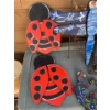 Image 3 : Garden Trelles, Bird House, Lady bug, Dragonfly and Lizard Decor WITH Canada Flag Decor