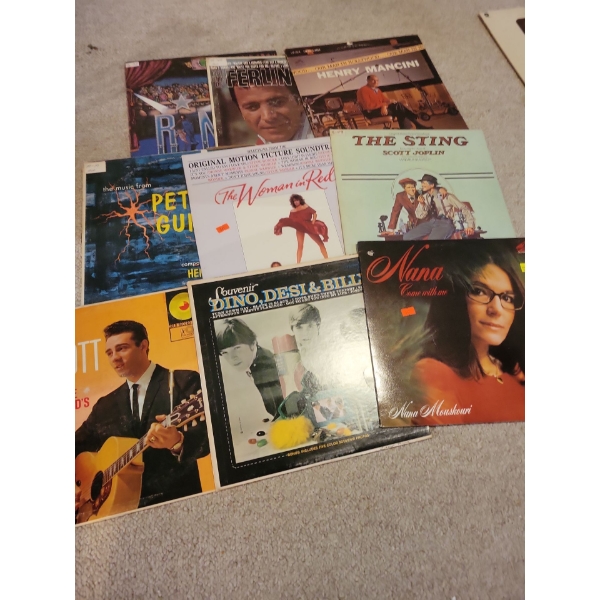 Vinyl Records Collection - Scott Joplin Henry Mancini Nana & More