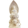 Image 2 : Chinese Carved Resin Temple and Buddha Figure