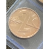 Image 2 : Swiss 2 Rappen Coins, 1954 Helvetia, 100 Pieces