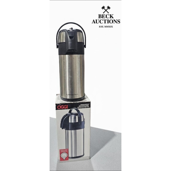 Pump Master Stainless Steel Beverage Server