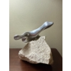 Image 3 : Hoselton Aluminum Art Sculptures, Made in Canada -  Large Bird on Rock (7W, 6T)