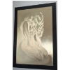 Image 1 : Framed & Matted Gold Foil Art Signed By G.O.Angerand  16x20