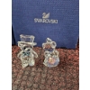 Image 4 : Swarovski Crystal Figurines: Lovebirds and Bear Couple With Boxes