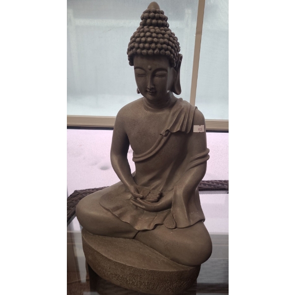 Sitting Buddha Resin Statue 18 T, 10 L, 8 W