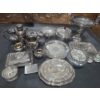 Image 1 : Metalware Incl: Bowl w/ Angels 7 T, Smallest Rectangle Tray 14 X 11, Carafes and More!