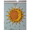Image 4 : Framed Textile Artwork Depicting The Moon Tarot Design, 24 x 32 Inches
