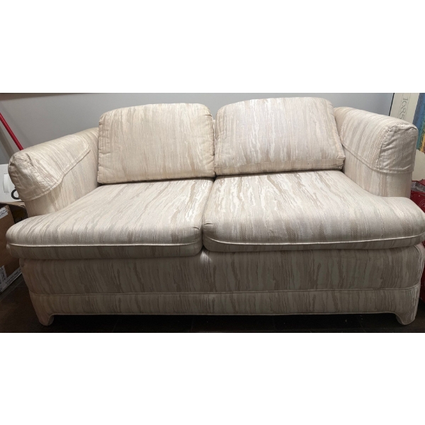 Two Seater Sofa - Ivory Color 55x26x31