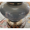 Image 3 : Pair of Crystal Lamps 9.5 T (One Has Broken Base as Shown in Pictures), Blue Ceramic Lamp 15.5 T 