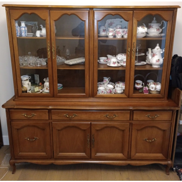 Large Gibbard China Cabinet /Drawers & Cupboards  69"w x 20"d x 69"tall