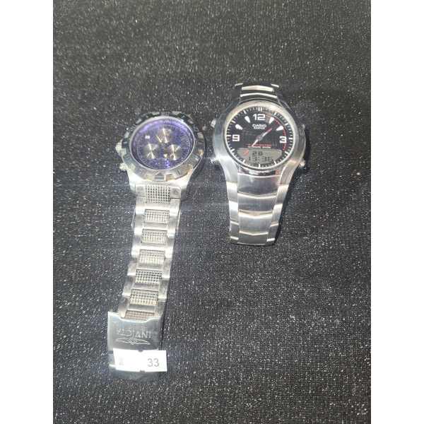 Watches: Invictus 5389 and Casio Edifice Stainless Steel 