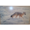 Image 2 : Print of Fox 38 X 26.5 by Michael Dumas, Framed Under Glass 