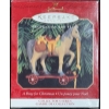 Image 1 : Hallmark Keepsake Ornament: "A Pony for Christmas" (1999)