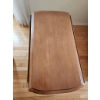 Image 5 : Expandable Round Wooden Side Table With Turned Legs