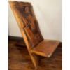 Image 2 : Unique Antique Hand Carved African Birthing Chair 16X40
