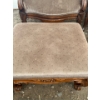 Image 3 : Pair of Queen Anne Style Chairs plus Ottoman