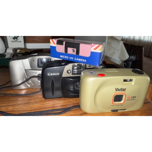 Vintage Camera Collection - Canon Vivitar & More