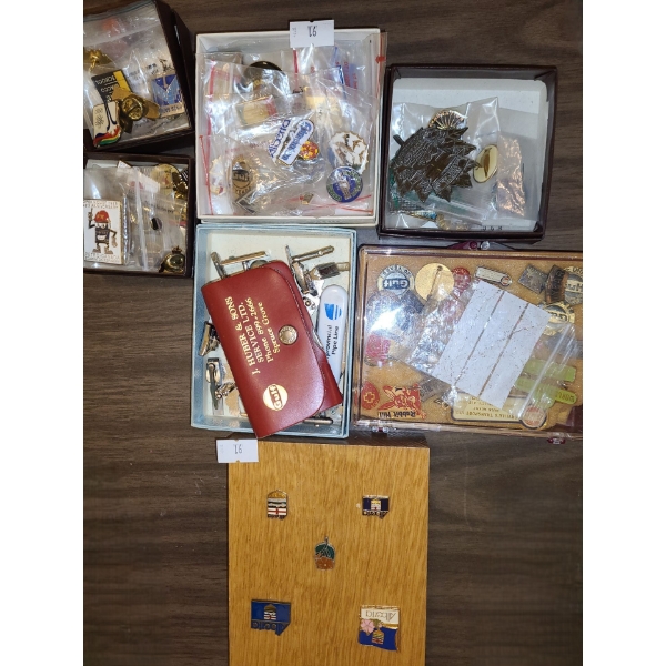 Collector Pins (Alberta, Oil/ Gas, and Others), Cufflinks