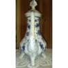 Image 2 : Fabulous 19th Century Blue Floral Coffee Pot