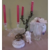 Image 1 : Home Decorative Pieces; Metal & Glass Candle Holders, Crystal & Metal Tray, Lovely Vase & More 