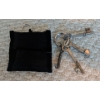 Image 16 : Vintage Pocket Banks - Genuine Leather Change Purses Beautiful Beadwork Skeleton Keys & More