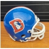 Image 4 : Western Bull Head Belt Buckle w/ Denver Broncos Souvenir Helmet & Flannel Shirt
