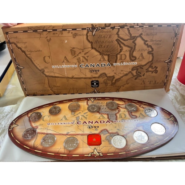 Millennium royal Canadian mint 1999 collection 