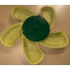 Image 1 : Mid Century Sage Green Party Platter - Chip & Dip Veggies & Dip & More