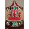 Image 1 : Electric LED Christmas Carosel That Spins & Plays Xmas Songs 16T