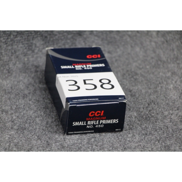 Magnum Small Rifle Primers
