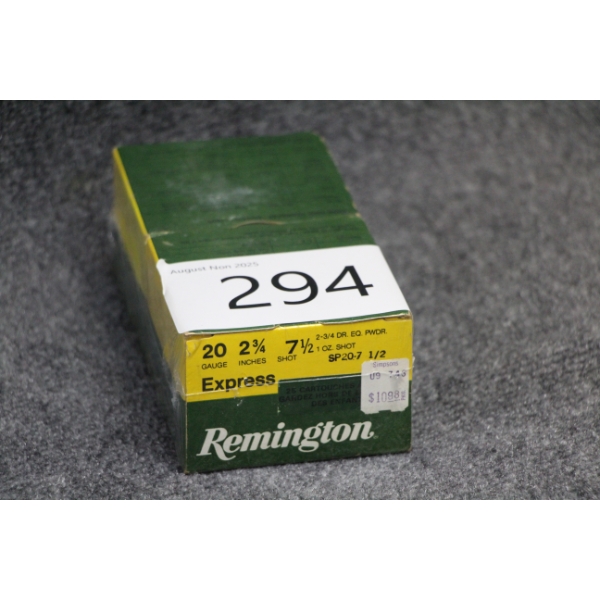 20 GA. Ammo