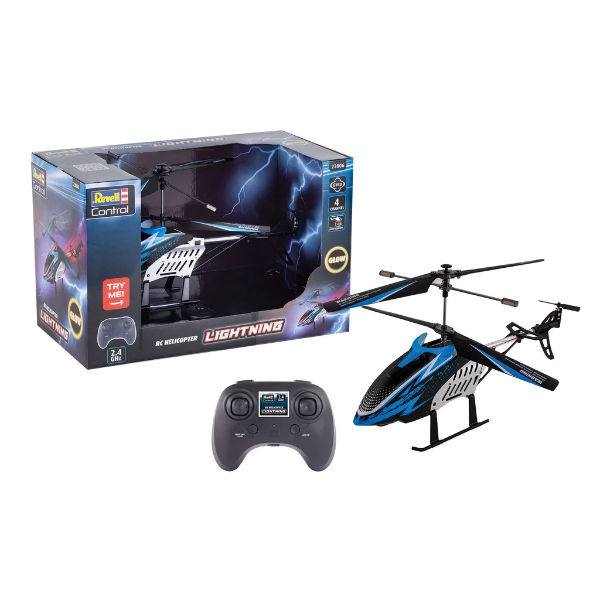 REMOTE CONTROL 33 CM LIGHTNING HELICOPTER – 2,4 GHZ FULL FUNCTION -N