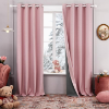 Image 1 : DECONOVO TOTAL BLACKOUT CURTAINS WITH 3 PASS ENERGY EFFICIENT THERMAL INSULATED COATING