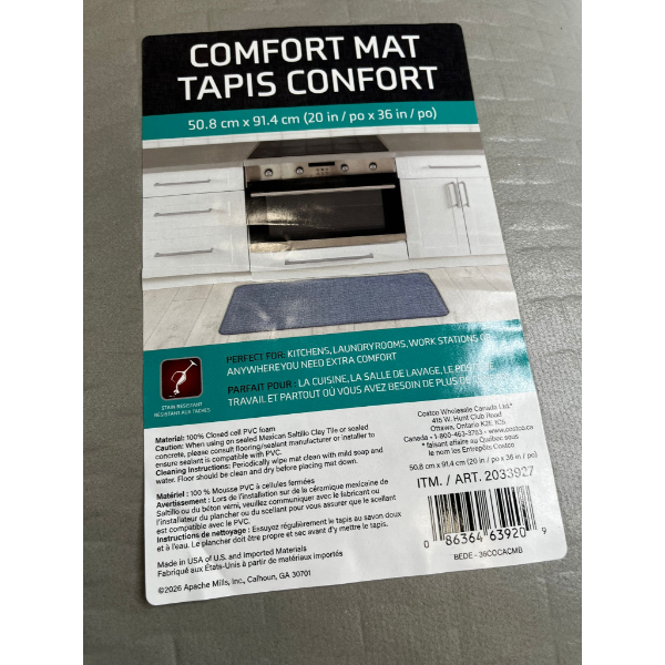 RUBBER MATS HEAVY DUTY RING MATTING ENTRANCE (USED, SCRATCHES)