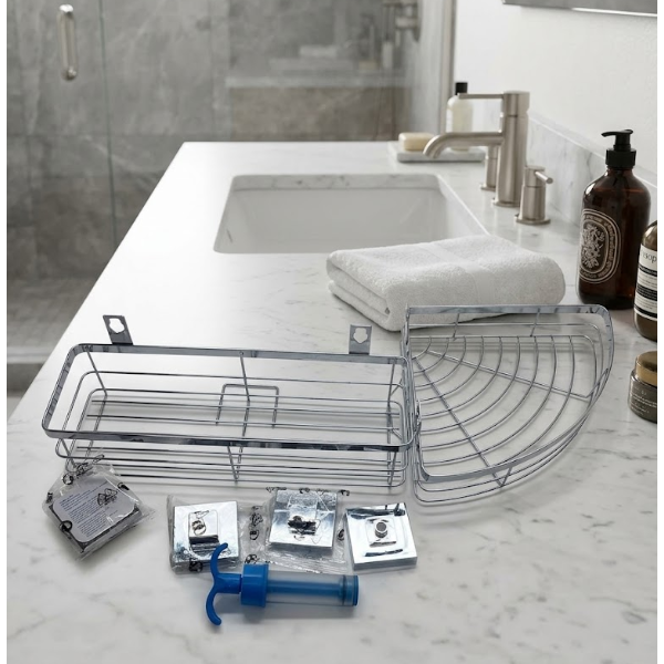 RICHELIEU SHOWER CADDY KIT 2 UNITS