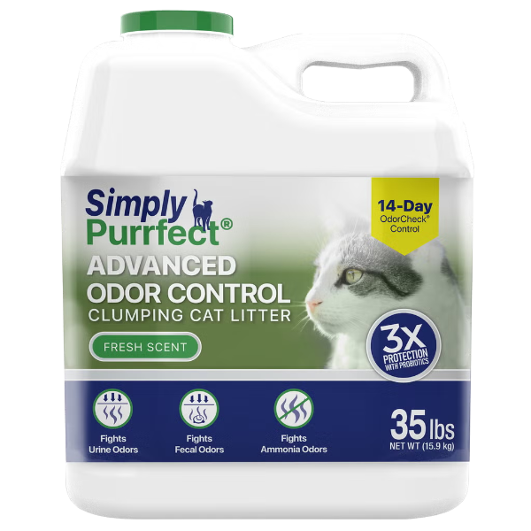 SIMPLY PURRFECT ADVANCED ODOR CONTROL CLUMPING CAT LITTER -N
