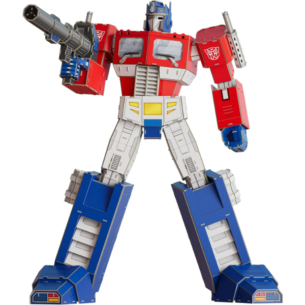 4D BUILD: TRANSFORMERS OPTIMUS PRIME & TRUCK 3D MODEL KIT PUZZLE -SU