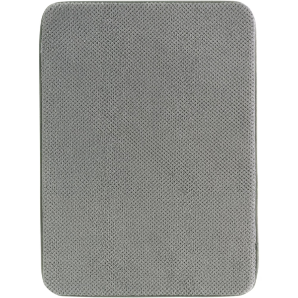 Mainstays Foam Bath Rug, Grey, 17" x 23.5" (SLIGHTLY USED)