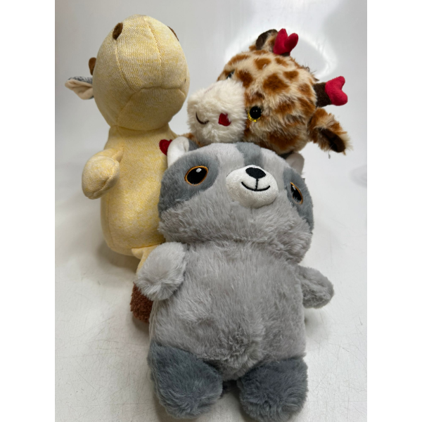 STUFFED TOYS PLUSH 3 SETS -NNB