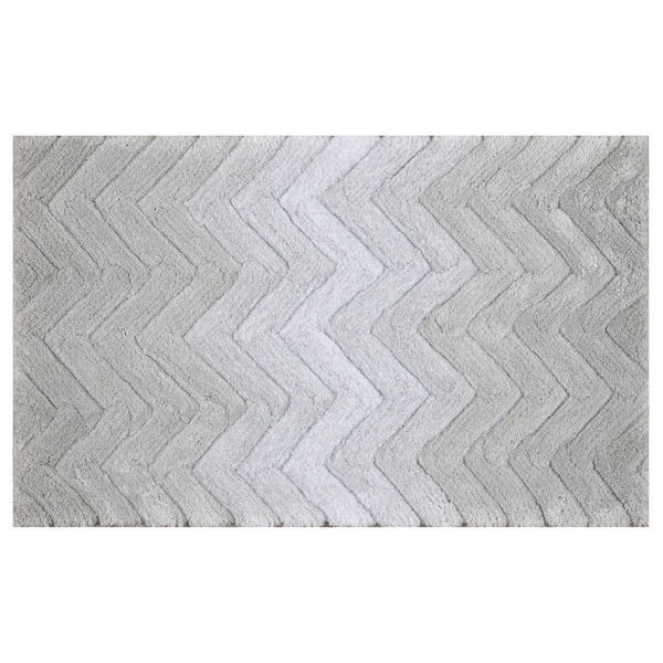 RIVIERA HOME HOME CHEVRON BATH MAT (USED, NO BOX)