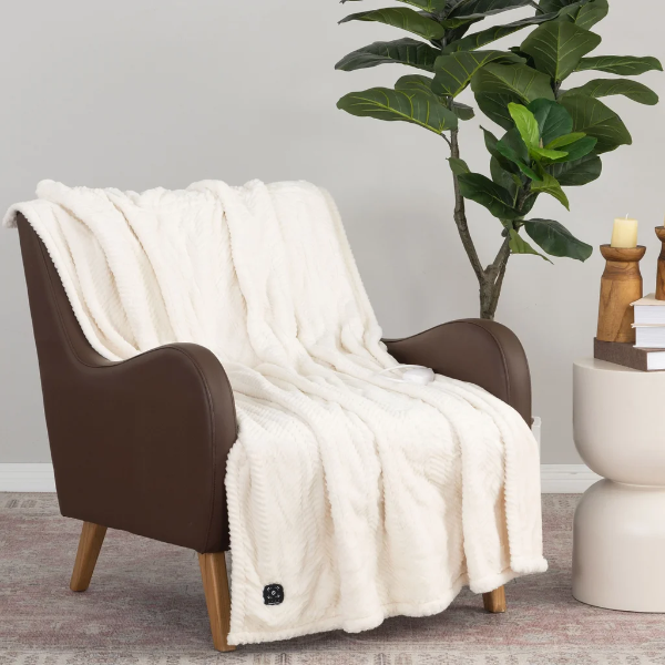 BERKSHIRE LIFE HEATED THROW (NEW)