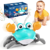Image 1 : CRAWLING CRAB BABY TOY.  ADJUSTABLE SPEED & SOUND