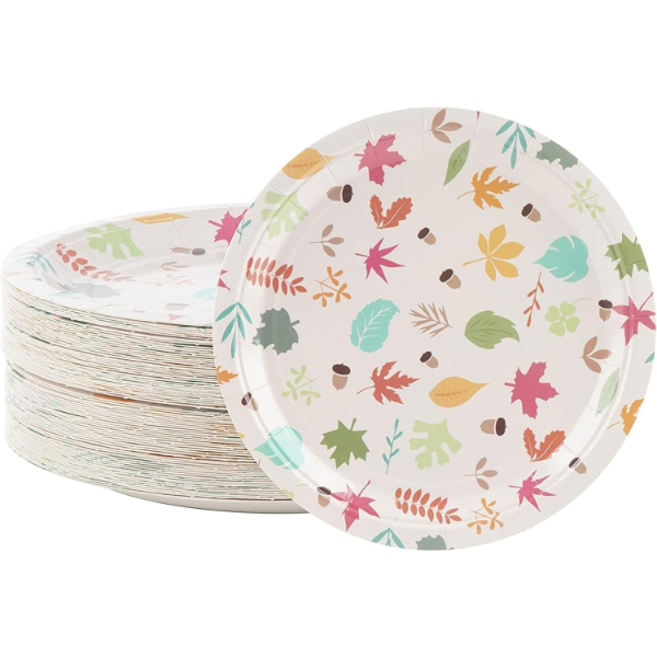 DISPOSABLE PLATES - 80-COUNT PAPER PLATES