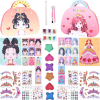 Image 1 : OSZNMMG 2PCS 3 IN 1 PAPER CRAFT KITS FOR GIRLS