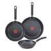 Image 1 : T-FAL CERAMIC NON-STICK SKILLET 3-PIECE SET -U