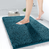 Image 1 : YIMOBRA CHENILLE BATHROOM RUG (LIGHT GRAY)
