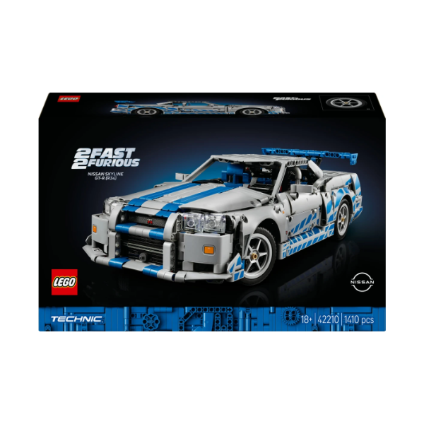 LEGO® 42210 2 FAST 2 FURIOUS NISSAN SKYLINE GT-R (R34) CAR