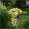 Image 1 : AURORA LIGHTING MOSAIC SOLAR MUSHROOM LIGHT

