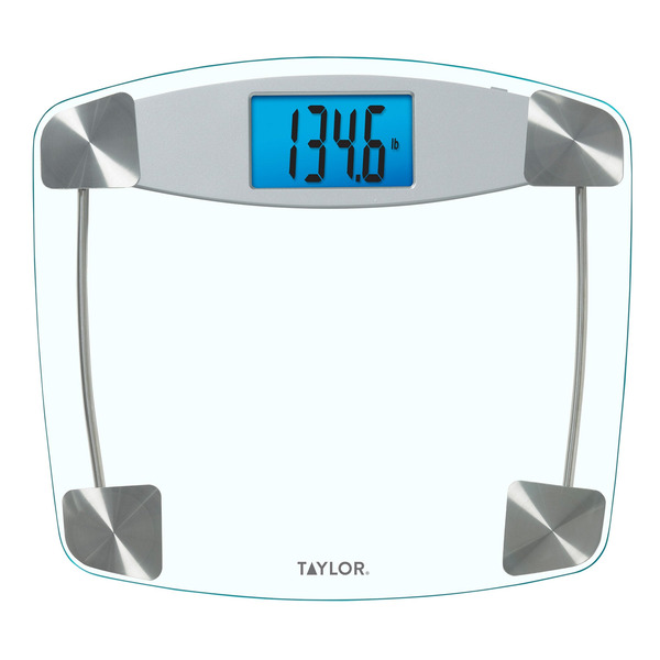 TAYLOR GLASS DIGITAL SCALE WITH WEIGHT TRACKING -U