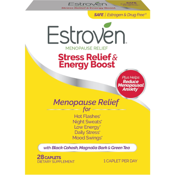 ESTROVEN STRESS RELIEF & ENERGY BOOST FOR MENOPAUSE RELIEF